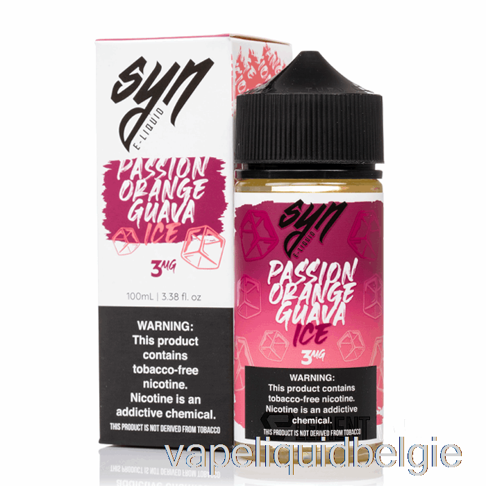 Vape Vloeibaar Ijs Passie Oranje Guave - Syn Vloeistoffen - 100ml 6mg